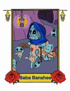 Banshee Colouring Page Activity Book